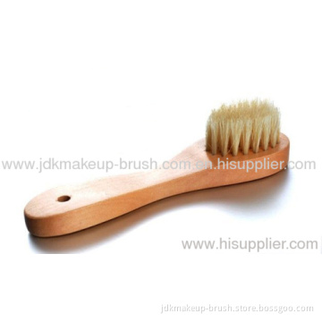 Wood Handle Facial Cleaning Brush 